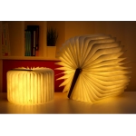 LED book light folding book light charging small night light desk light wooden book light page turning creative night light